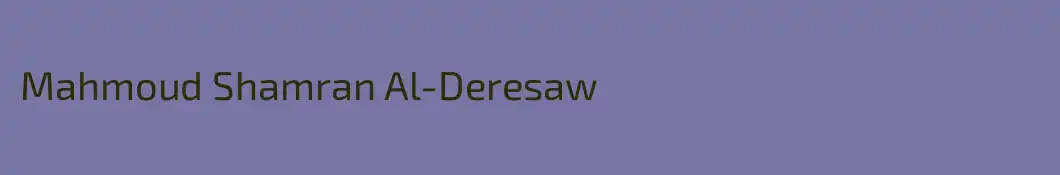 Mahmoud Shamran Al-Deresaw